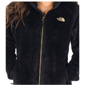 The North Face Osito 2 Jacket with gold detailing